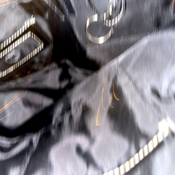 EUC Giani Bernini black satchel with clean separate zipped compartments GB logo - Picture 4 of 9